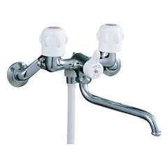 INAX | 浴室蛇口 | 2ハンドルシャワーバス水栓 | BF-K651