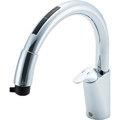 INAX | キッチン用タッチレス水栓(浄水器ビルトイン型) | JF-NB466SXU(JW)