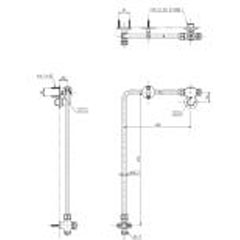 TOTO | リモデル便器用 | 取替え止水栓 | TS220FUR