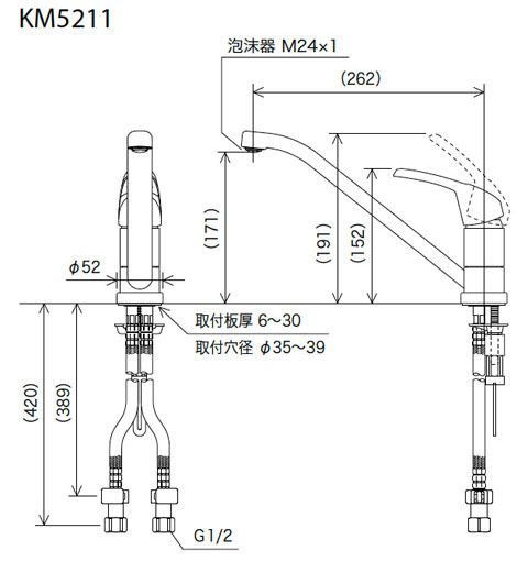 KVK KM5211の図面